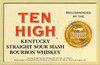 Ten High - Kentucky Straight Sour Mash Bourbon Whiskey (1.75L)