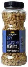 Ashley Hills - Dry Roasted Unsalted Peanuts 15oz