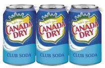 Canada Dry - Club Soda 6pk cans (6 pack cans)