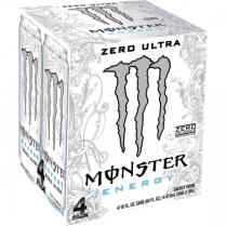 Monster Ultra Zero 16Oz 4PK (4 pack 16oz cans)