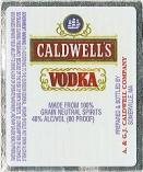 MSW - Caldwells Vodka 375ml