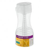 Plastic - Champagne Glass 6pk