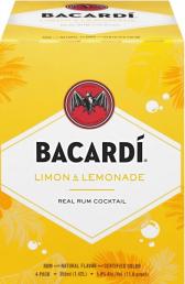 Bacardi Limon & Lemonade RTD 355ml Cans (4 pack cans)